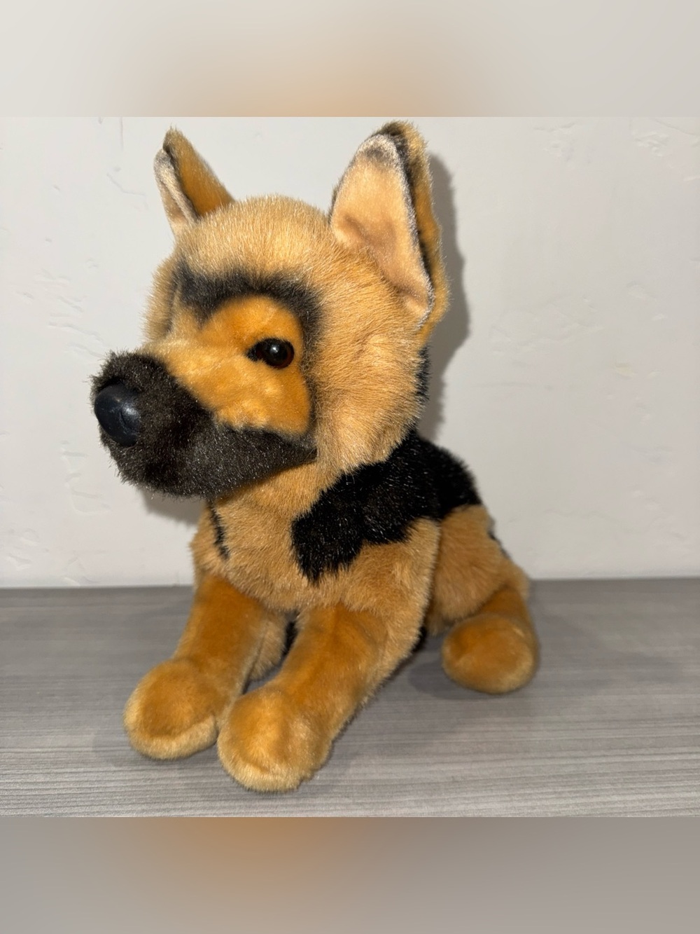Douglas German Shepherd Plush Dog Puppy 17” Retired #2058 Realistic Brown Black